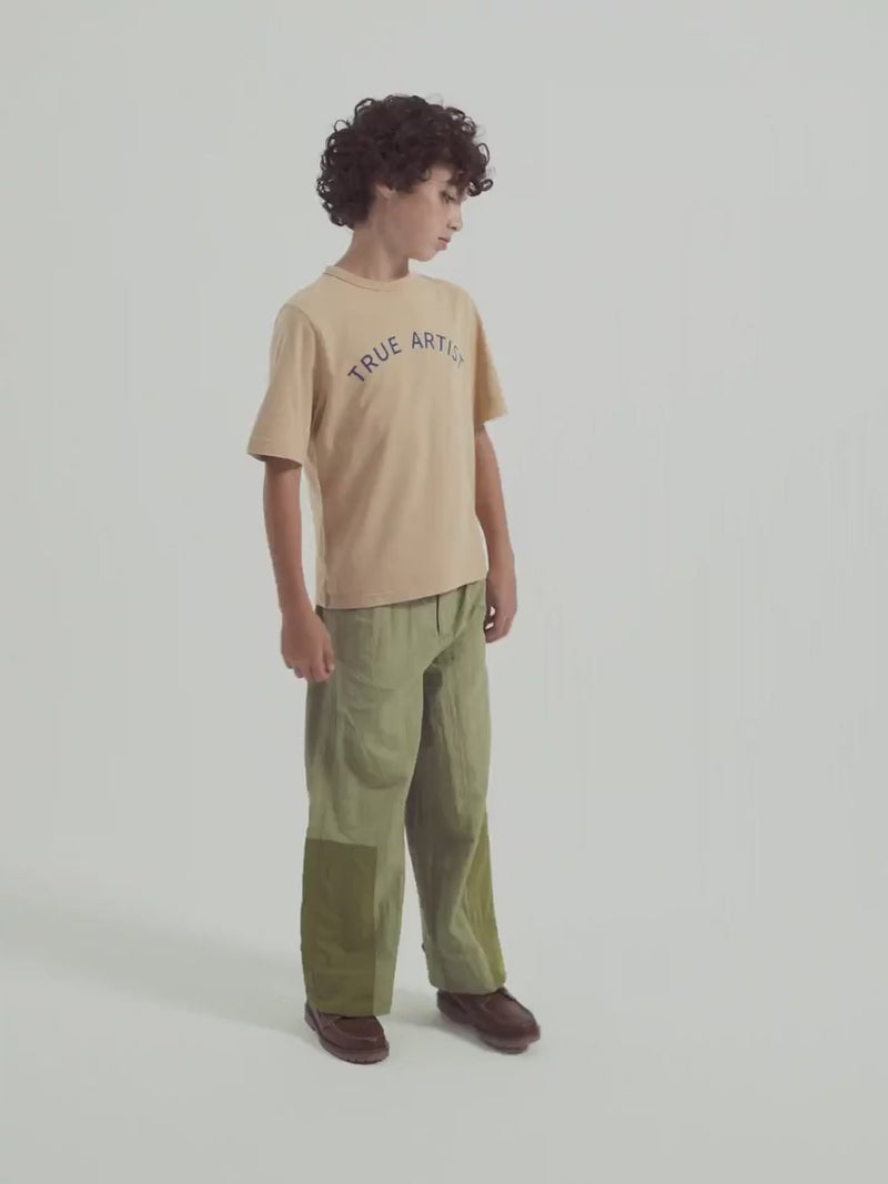 True Artist T-shirt Camel Light Brown