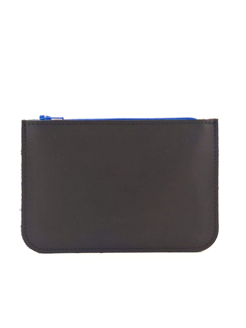 Puc Easy Wallet Big Black/Kobalt Zipper