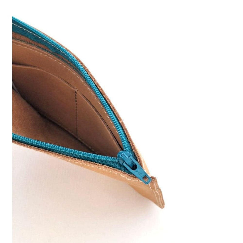 Puc Easy Wallet Big Cognac/Green Zipper - Studio Play