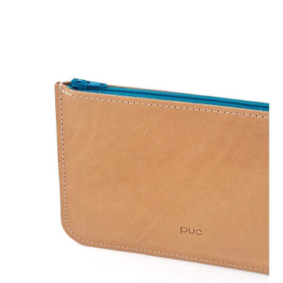 Puc Easy Wallet Big Cognac/Green Zipper - Studio Play