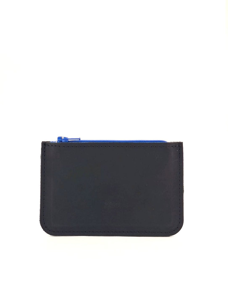 Puc Easy Wallet Black/Kobalt Zipper