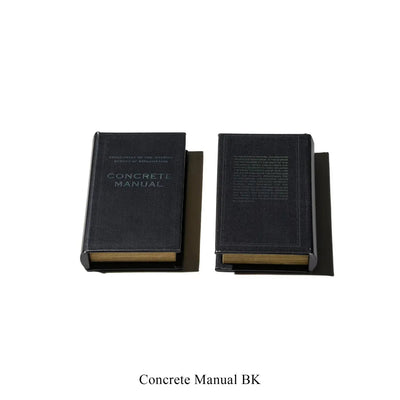 Puebco Empty Book Storage Box - Concrete Manual GY - Studio Play
