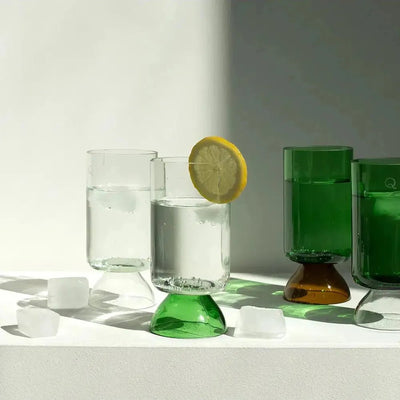 Q De Bouteilles Glas Met Steel Danser Set of 2 - Studio Play