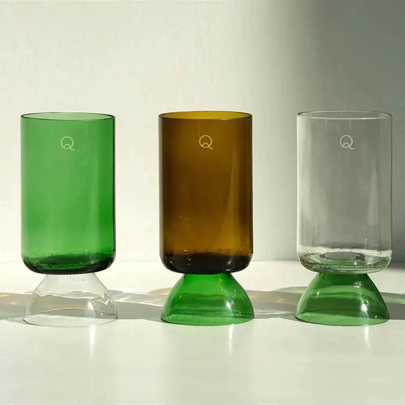 Q De Bouteilles Glas Met Steel Danser Set of 2 - Studio Play
