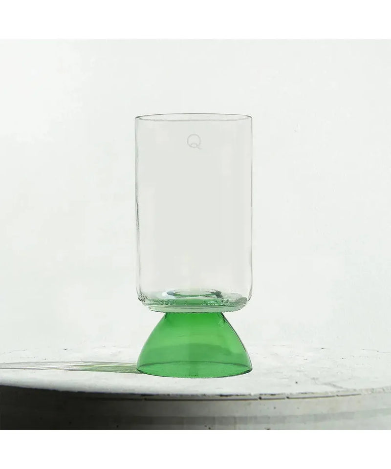 Q De Bouteilles Glas Met Steel Danser Set of 2