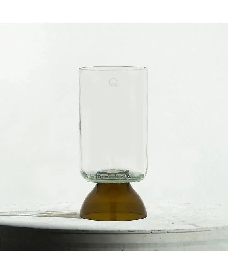 Q De Bouteilles Glas Met Steel Danser Set of 2