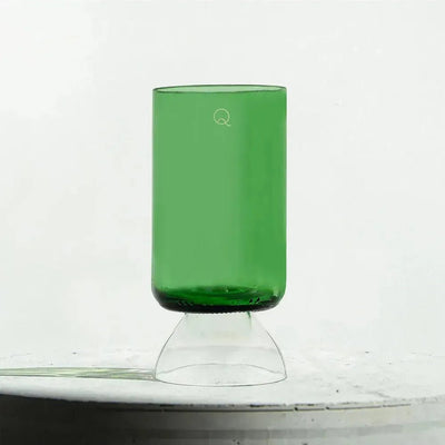 Q De Bouteilles Glas Met Steel Débattre Set of 2 - Studio Play