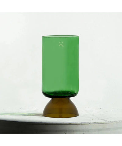Q De Bouteilles Glas Met Steel Débattre Set of 2