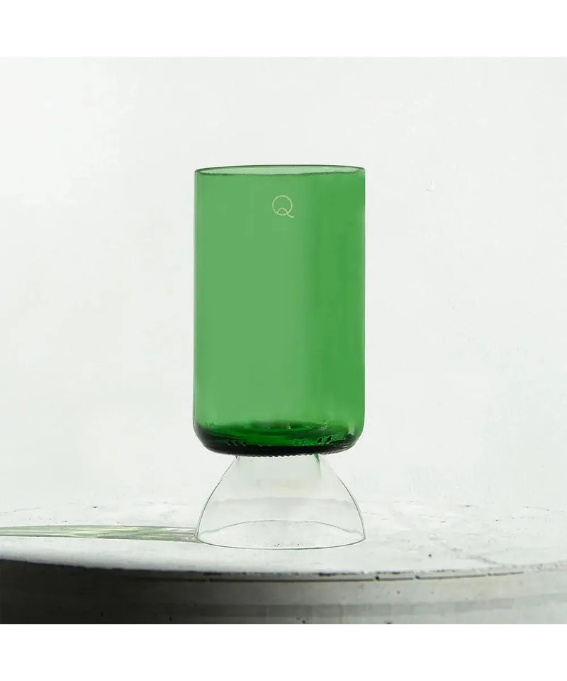 Q De Bouteilles Glas Met Steel Débattre Set of 2