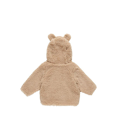 Quincy Mae Baby Bear Jacket Beige