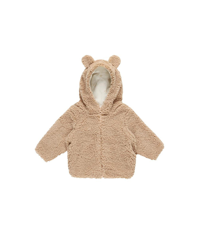 Quincy Mae Baby Bear Jacket Beige
