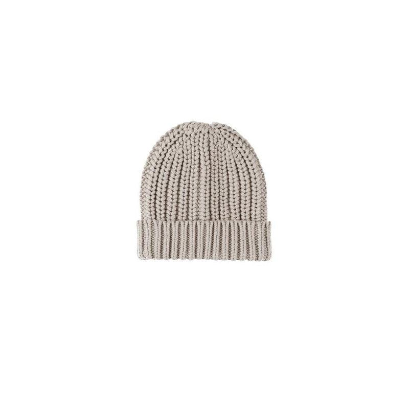 Quincy Mae Baby Chunky Knit Beanie Fog - Studio Play