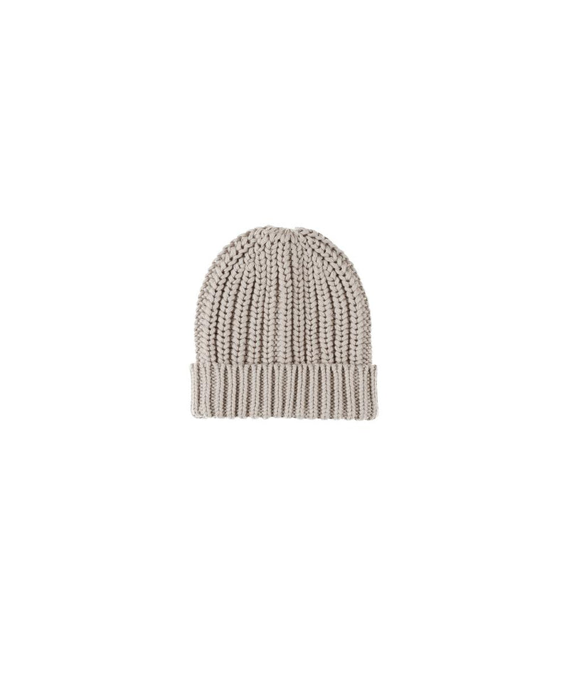 Quincy Mae Baby Chunky Knit Beanie Fog