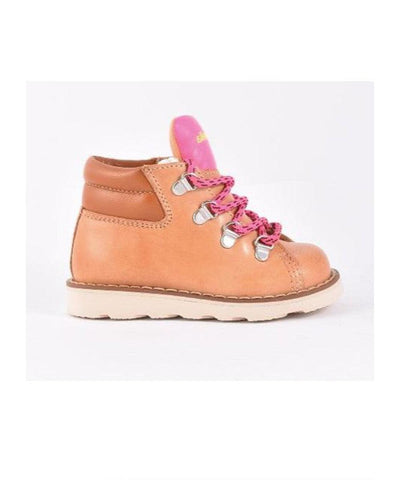 Rondinella Cognac Bootie Pink Veget