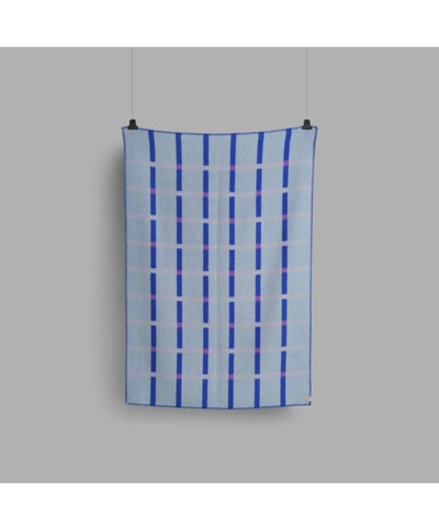 Roros Tweed Knut Cobalt Blue Throw