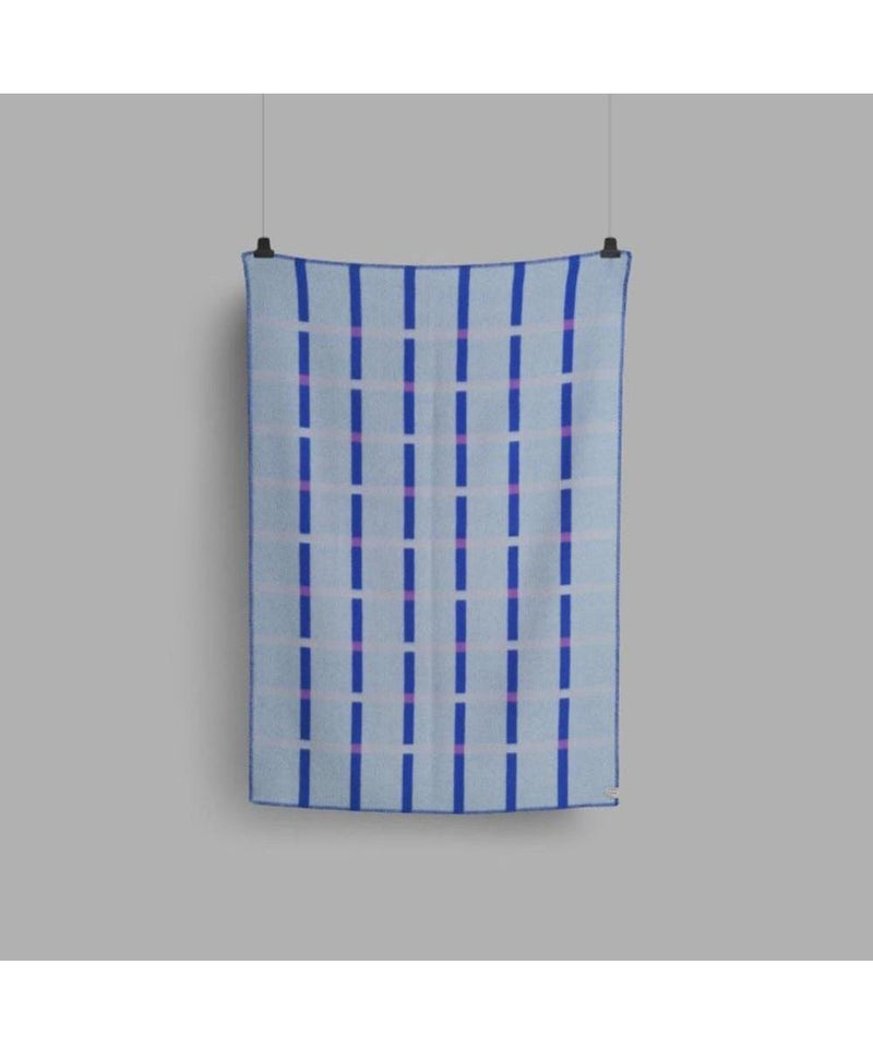 Roros Tweed Knut Cobalt Blue Throw