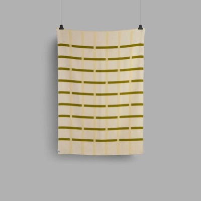 Roros Tweed Knut Lime Throw - Studio Play