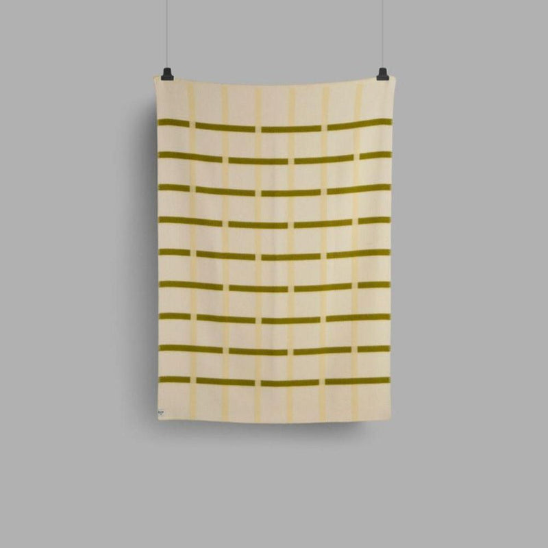 Roros Tweed Knut Lime Throw