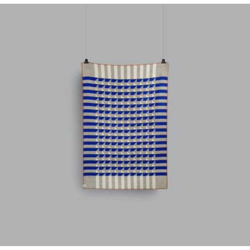 Roros Tweed Kvam Blue Throw