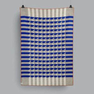 Roros Tweed Kvam Blue Throw