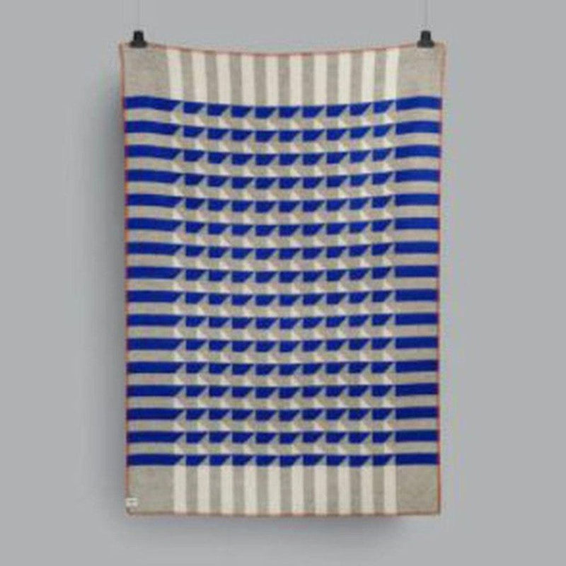 Roros Tweed Kvam Blue Throw