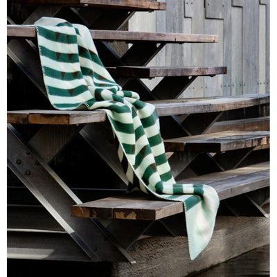 Roros Tweed Kvam Green Throw