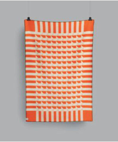 Roros Tweed Kvam Orange Throw