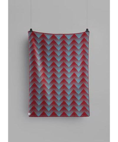 Roros Tweed Lynild Red/Blue Throw