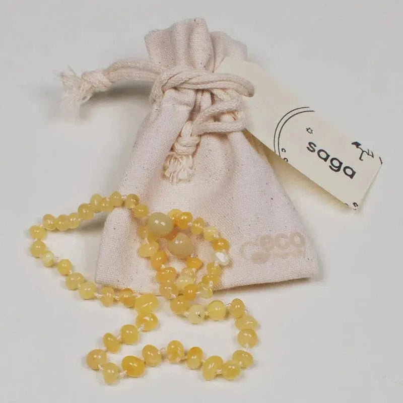 Saga Necklace Amber Milky - Studio Play