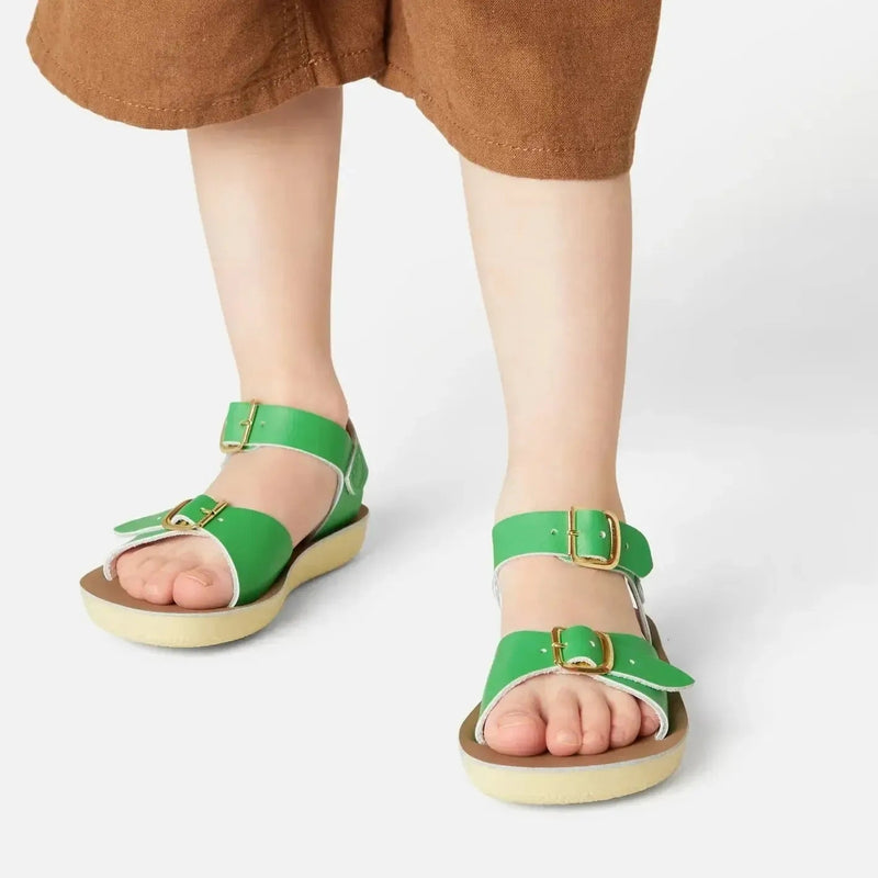 Salt - Water Sandals Kids Surfer Kelly Green - Studio Play