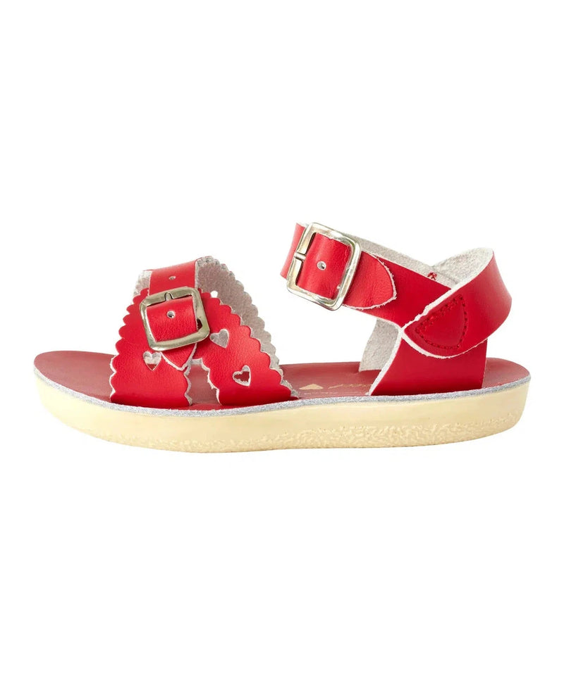 Salt-Water Sandals Kids Sweetheart Red