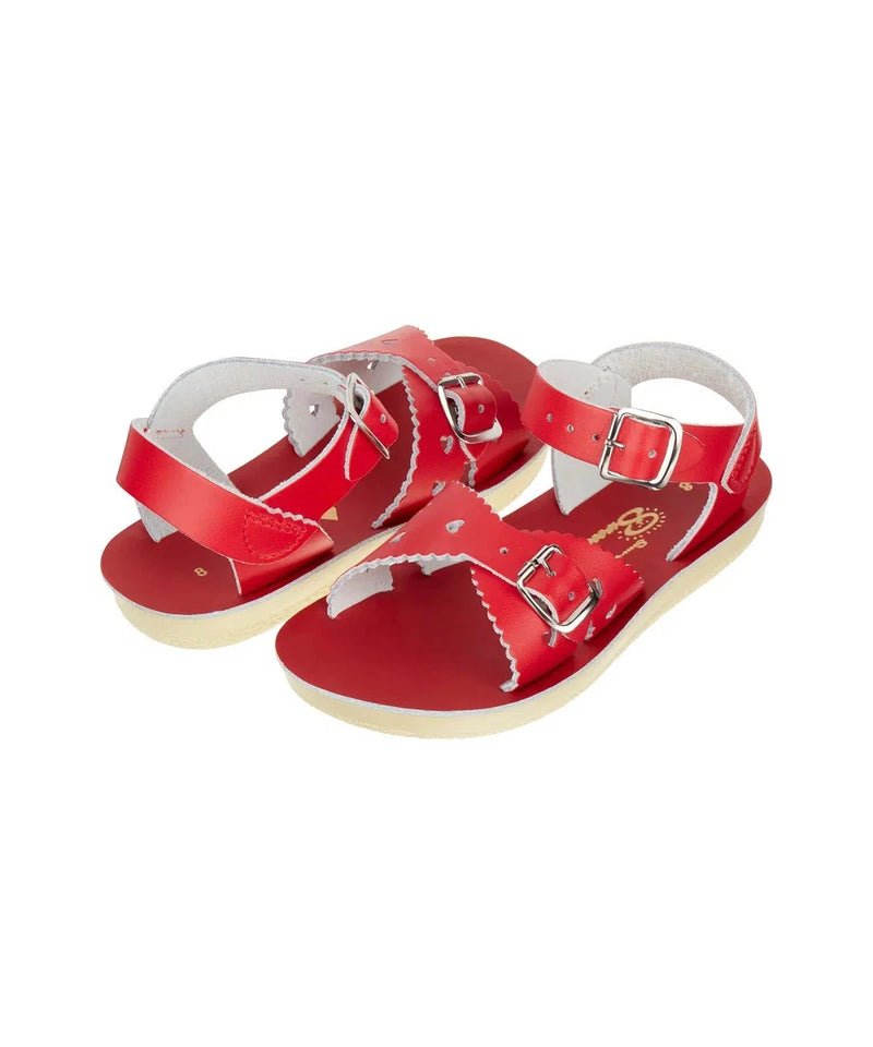 Salt-Water Sandals Kids Sweetheart Red