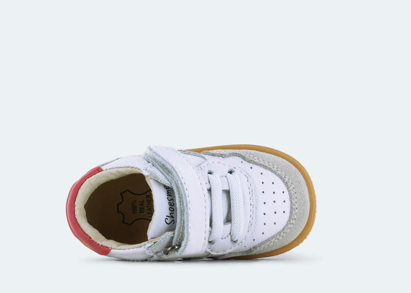 Shoesme Baby Extreme Flex White Grey Red