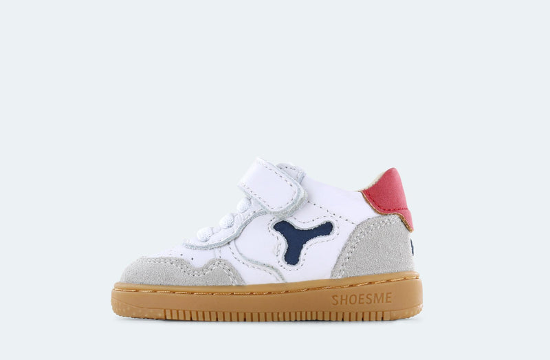 Shoesme Baby Extreme Flex White Grey Red