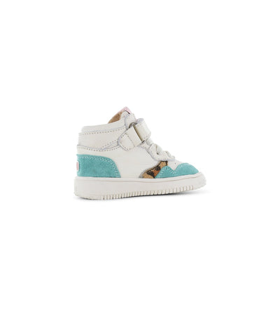 Shoesme Baby-proof Turquoise White