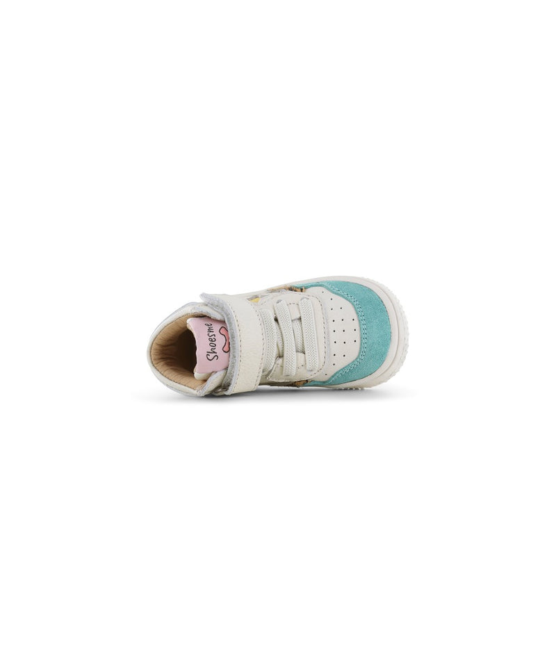Shoesme Baby-proof Turquoise White