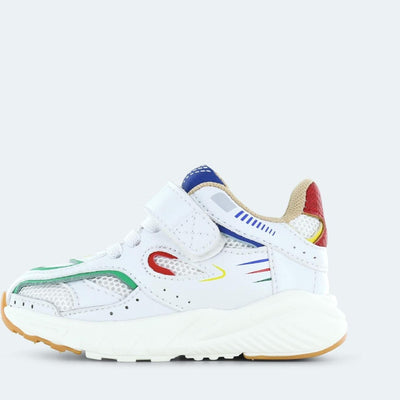 Shoesme Baby Sneaker White Green Red - Studio Play