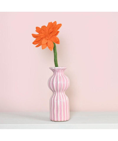 Sjaal Met Verhaal Bloem Gerbera Oranje