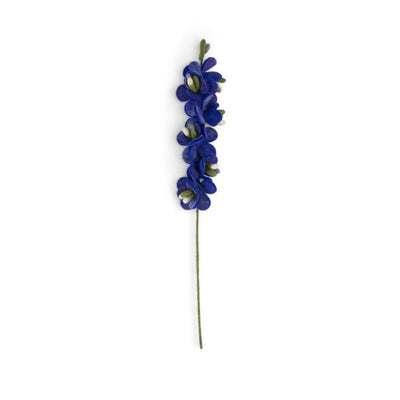 Sjaal Met Verhaal Bloem Ridderspoor Blauw - Studio Play