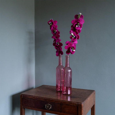 Sjaal Met Verhaal Bloem Ridderspoor Fuchsia