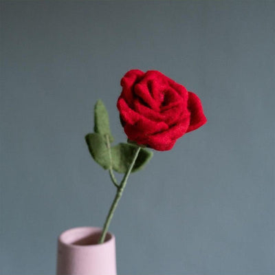 Sjaal Met Verhaal Bloem Roos Rood