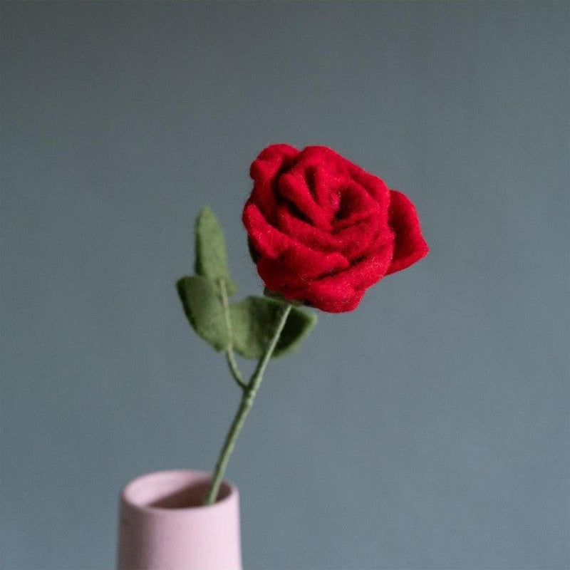 Sjaal Met Verhaal Bloem Roos Rood