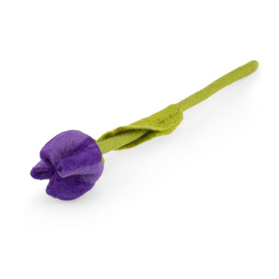 Sjaal Met Verhaal Bloem Tulp Pleun Paars