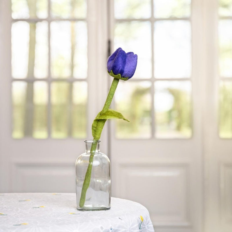 Sjaal Met Verhaal Bloem Tulp Pleun Paars