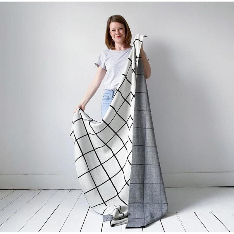 Sophie Home Grid Throw: Mono - Studio Play