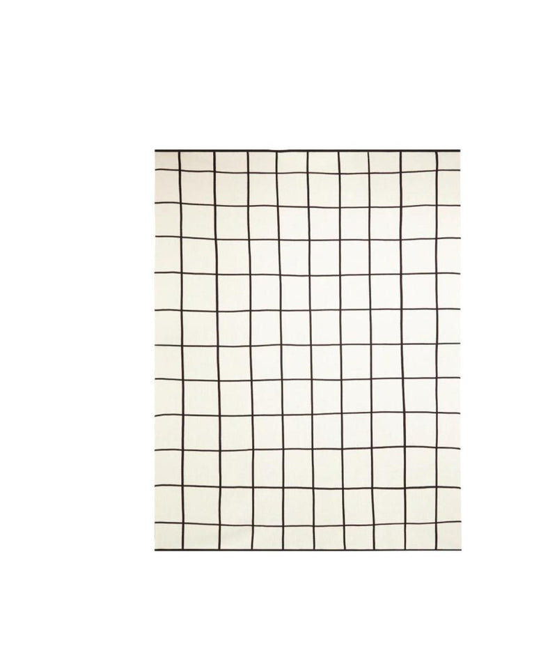 Sophie Home Grid Throw: Mono