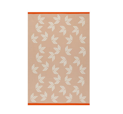 Sophie Home Leaf Reversible Baby Blanket: Pink