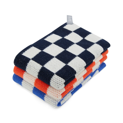 Sophie Home Reusable Dishcloth Navy Check