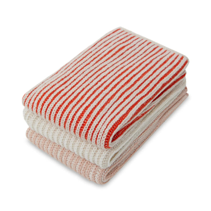 Sophie Home Reusable Dishcloth Pink Ribbed