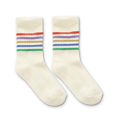 Sproet & Sprout BABY Sport Socks Stripes Ivory - Studio Play
